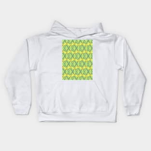 Circles and Diamonds Pattern Kids Hoodie